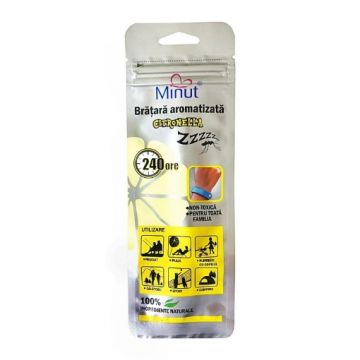 minut bratara citronella roz