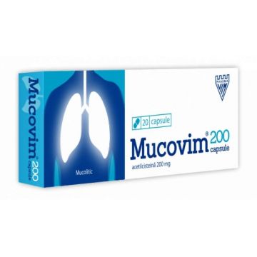 Mucovim 200mg - 20 capsule Vim Spectrum