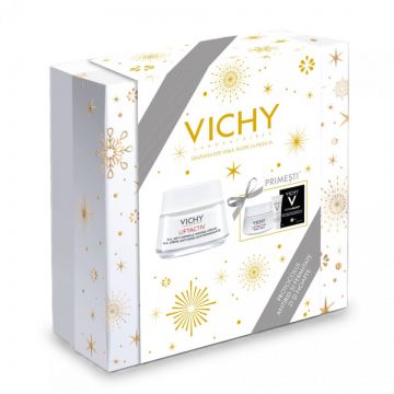 Pachet Crema de fata antirid pentru ten uscat Vichy Liftactiv Supreme, 50 ml