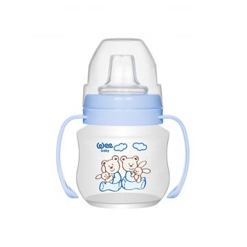 Pahar care nu curge cu maner, 125ml, Wee Baby