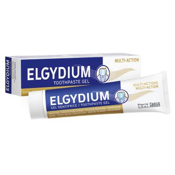 Pastă de dinți cu beneficii multiple Multi Action, Elgydium (Gramaj: 75 ml, Concentratie: Pasta de dinti)