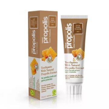 Pastă De Dinți Eyup Sabri Tuncer Cu Extract Natural De Propolis 75 ML Pastă De Dinți Eyup Sabri Tuncer Cu Extract Natural De Propolis 75 ML
