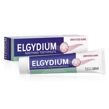 Pasta de dinti pentru gingii iritate, Elgydium (Gramaj: 75 ml, Concentratie: Pasta de dinti)