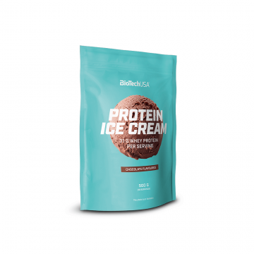 Protein ice cream cu aroma de ciocolata, 500 grame, BioTech USA