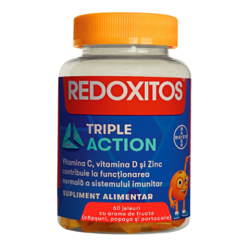 Redoxitos Triple Action, 60 jeleuri, Bayer