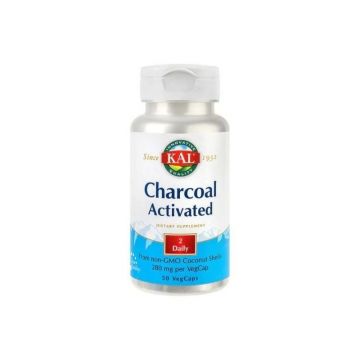 Secom Charcoal Activated (Carbune medicinal) 280mg, 50 capsule