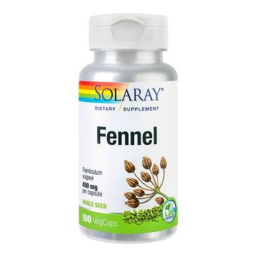 Secom Fennel (Fenicul) 450mg, 100 capsule vegetale