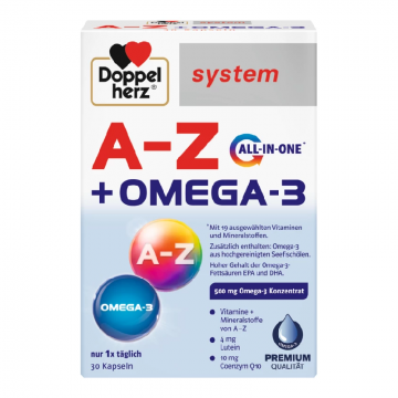 A-Z + OMEGA-3, 30 capsule, Doppelherz