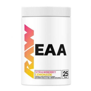Aminoacizi esentiali EAA Strawberry Lemonade, 315 g, Raw Nutrition