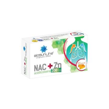 BioSunLine NAC + Zinc 200mg, 20 capsule