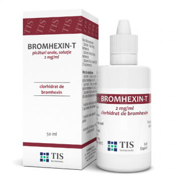 Bromhexin-T 2mg/ml picaturi orale - 50ml Tis Farmaceutic