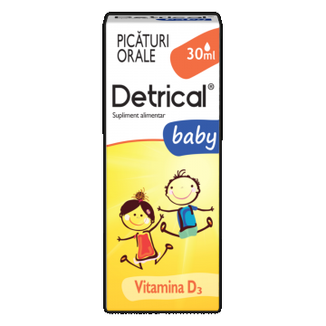 Detrical baby picaturi orale, 30 ml, Zdrovit