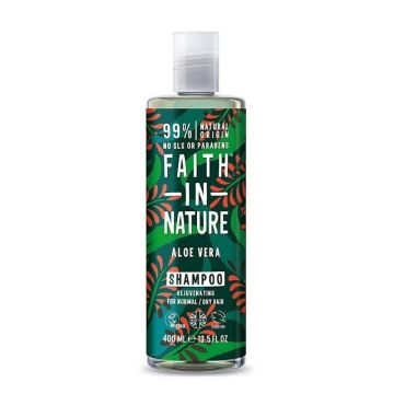 Faith in Nature Sampon natural nutritiv cu Aloe Vera, 400 ml Faith in Nature Sampon natural nutritiv cu Aloe Vera, 400 ml