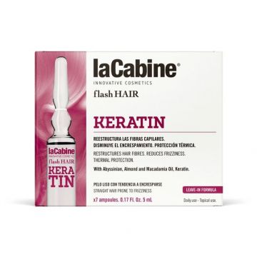 Fiole Flash Hair Keratin, 7 fiole x 5 ml, La Cabine