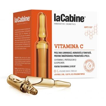 Fiole Vitamina C, 10 fiole x 2 ml, La Cabine