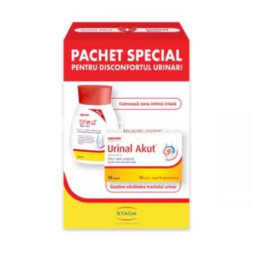 Pachet Urinal akut, 10 capsule + Urinal gel intim, 200 ml, Walmark (atribut_test: 1)