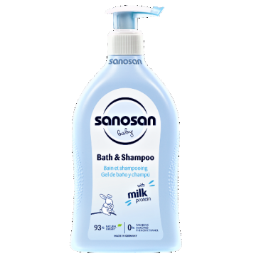 Sanosan Baby sampon pentru imbaiere cu dispenser - 400ml