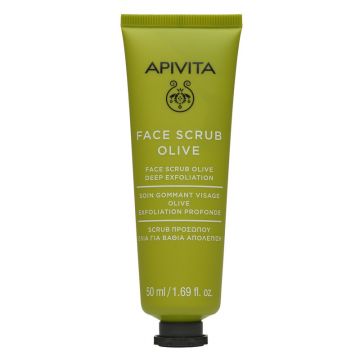 Apivita Masca pentru exfoliere profunda cu extract din masline, 50ml