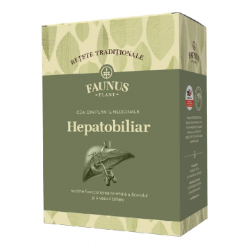 Ceai Retete Traditionale Hepatobiliar, 180 g, Faunus Plant