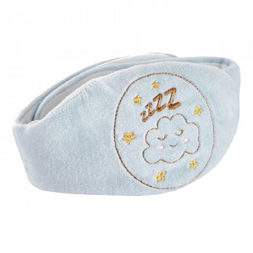 Centura anticolici cu samburi de cirese Sleepy Cloud, Bleu, BabyJem