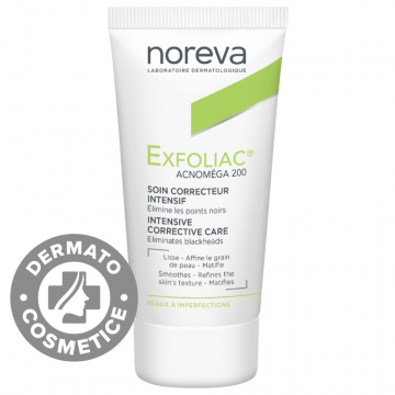 Crema corectoare intensiva Exfoliac Acnomega 200, 30ml, Noreva