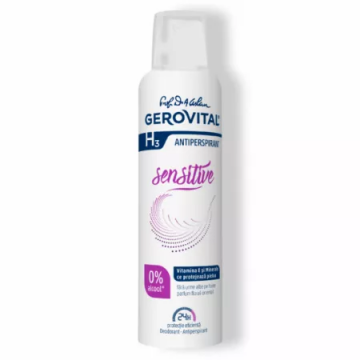 Deodorant-antiperspirant H3 Sensitive, 150ml, Gerovital