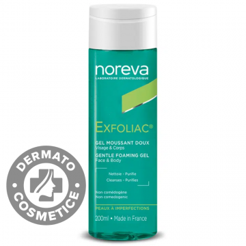 Gel spumant Exfoliac, 200ml, Noreva