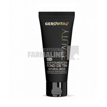 Gerovital Beauty Fond de ten Natural Beige SPF10  30 ml