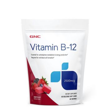GNC Vitamina B12 2500 mcg 60 caramele