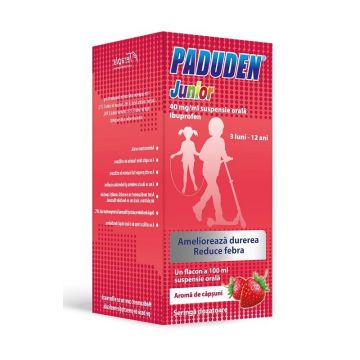 Paduden Junior 40 mg/ml suspensie orală 100 ml Terapia