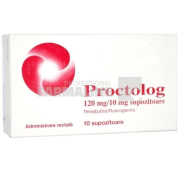 Proctolog 120mg/10mg 10 supozitoare