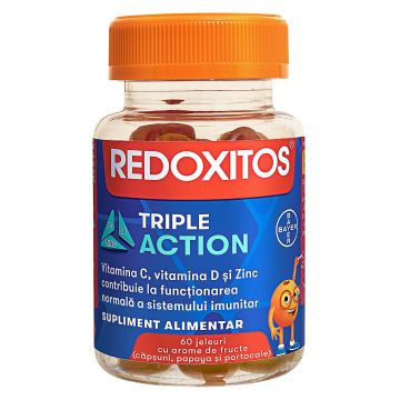 Redoxitos Triple Action, 60 jeleuri, Bayer