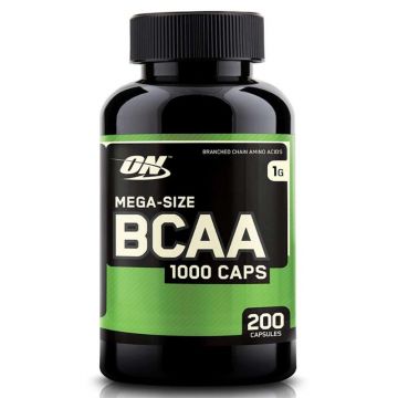 Aminoacizi BCAA 1000, 200 capsule, Optimum Nutrition
