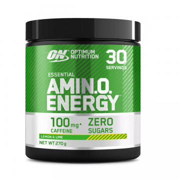 Aminoacizi si Preworkout Amino Energy cu aroma de lamaie si lime, 270g, Optimum Nutrition