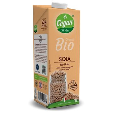 Bautura vegetala bio din soia, 1l, Vegan Style