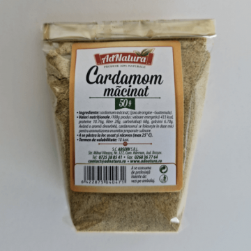 Cardamon macinat, 50 g, AdNatura