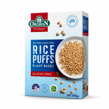 Cereale expandate din orez, 300g, Orgran