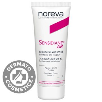 Crema corectoare pentru piele sensibila Sensidiane AR CC SPF 30, 40ml, Noreva