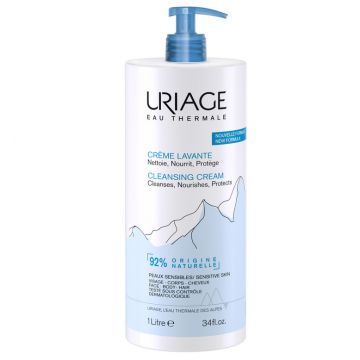 Crema de curatare Uriage Eau Thermale Creme lavante (Gramaj: 1000 ml, Concentratie: Crema pentru curatare)