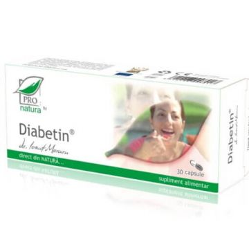 Diabetin, 30 capsule, Pro Natura