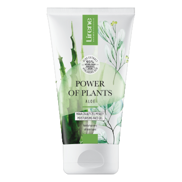 Gel hidratant pentru curatare faciala Aloe Power Of Plants, 150ml, Lirene