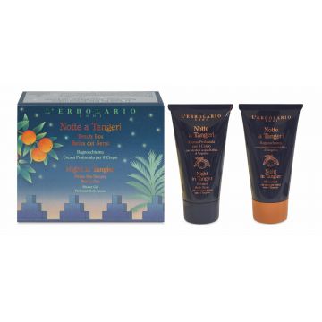 Kit Beauty Night in Tangier Gel de dus 75ml + Crema de corp 75ml, L'Erbolario