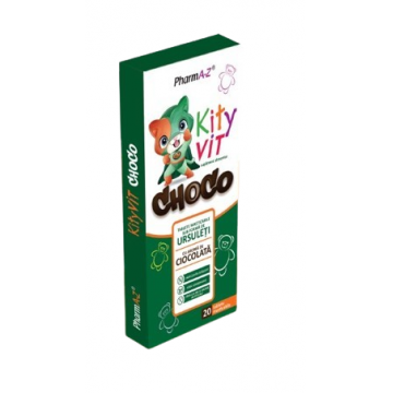 Kityvit Choco, 20 ursuleti masticabili, PharmA-Z