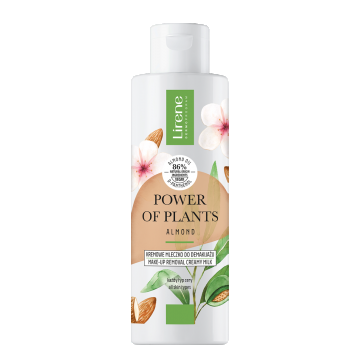 Lapte cremos pentru indepartarea machiajului Migdale Power Of Plants, 200ml, Lirene