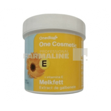 Melkfett One Cosmetic Crema galbenele si vitamina E 250 ml