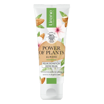 Peeling enzimatic pentru piele sensibila Migdale Power Of Plants, 75ml, Lirene