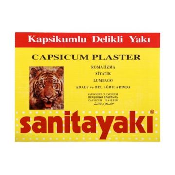 Plasture antireumatic cu ardei Sanitayaki x 1 buc