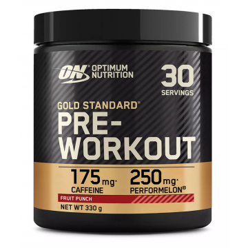 Preworkout Gold Standard aroma Fruit Punch, 330g, Optimum Nutrition