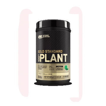 Proteine vegetale Gold Standard 100% Plant cu aroma de vanilie, 684g, Optimum Nutrition