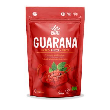 Pulbere bio de guarana, 70g, Iswari